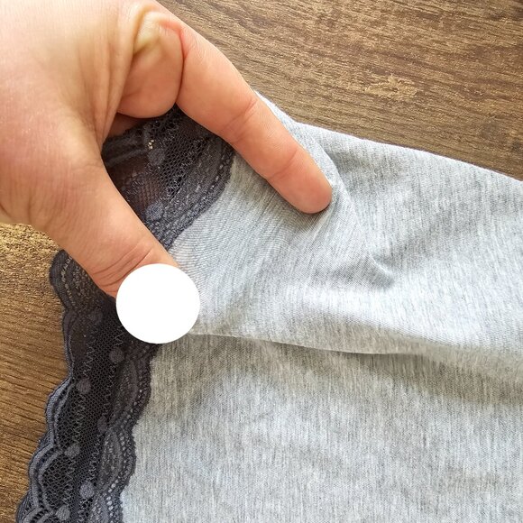 NWT!! Cosabella Avi Cotton Tween Spaghetti Strap Camisole Tank, Heather Gray - Picture 7 of 8